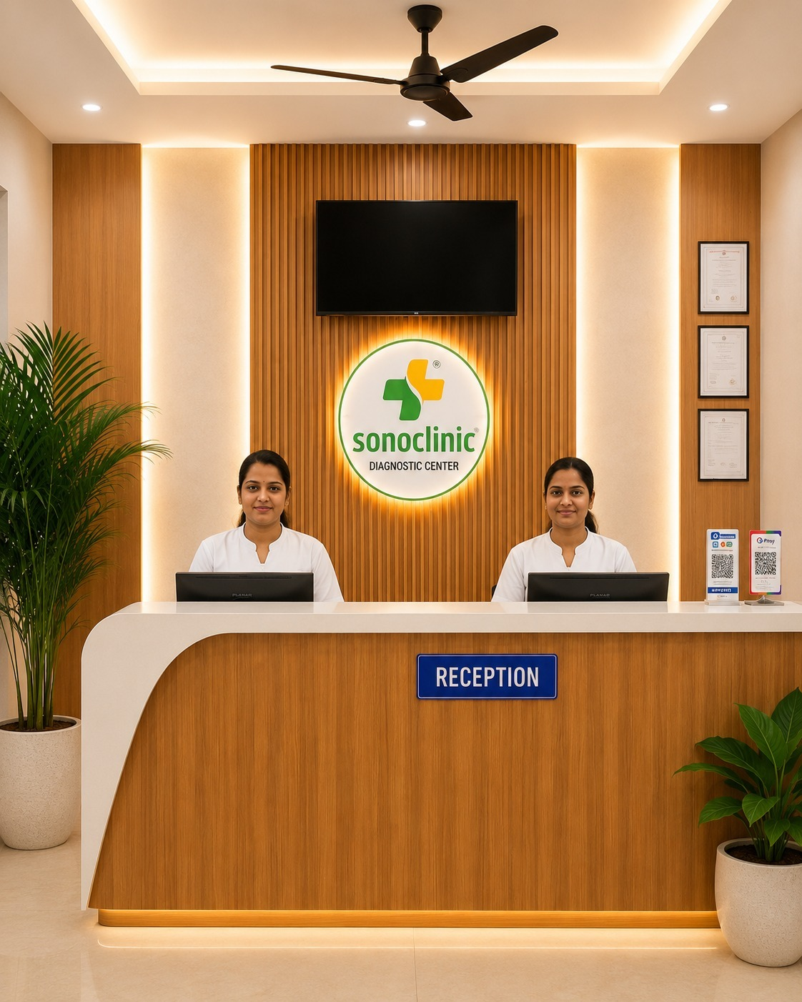 Sonoclinic Diagnostic Centre reception