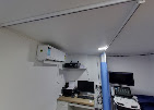 Diagnostic workstation inside Sonoclinic Wadgaon Sheri lab