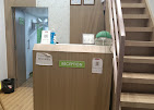 Reception desk at Sonoclinic Wadgaon Sheri diagnostic centre