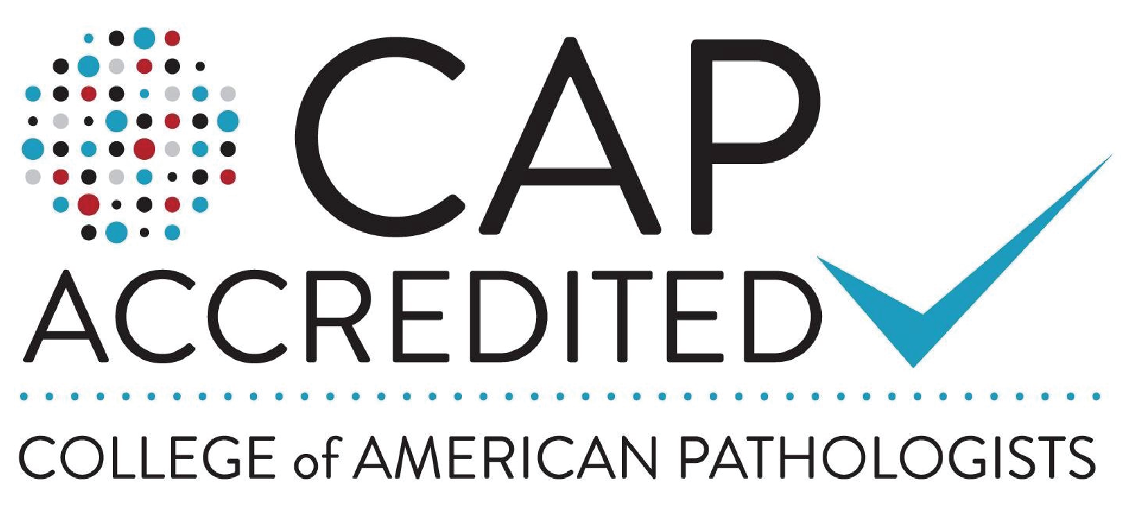 CAP Accredited — College of American Pathologists (partner lab)